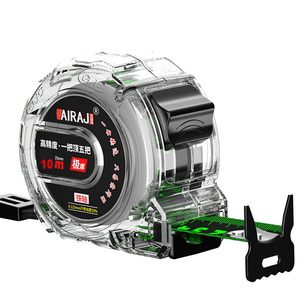 Retractable Steel Fluorescent Tape Measure 10m