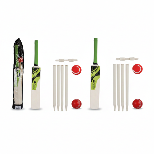 Cricket Set Size 5 with Lightweight PVC Bat for Kids - 2 Pack