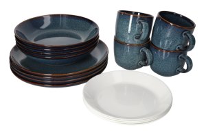Homezaza Ceramic Dinnerware Set 16-Piece