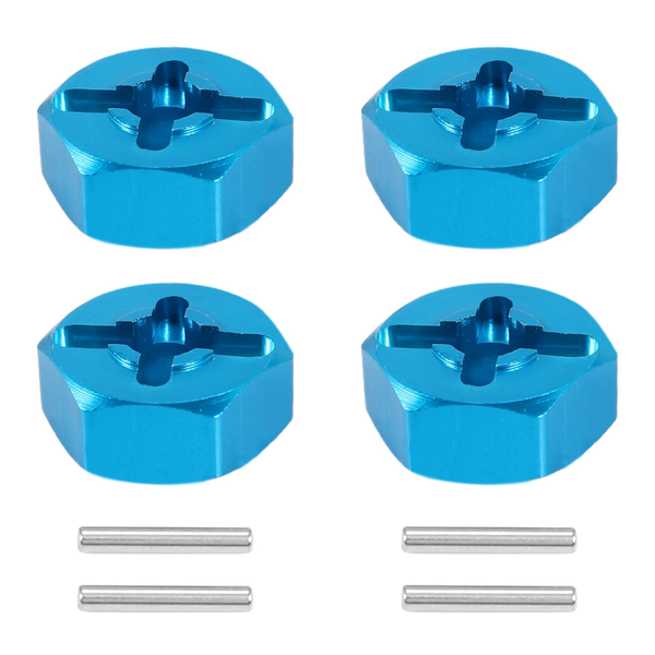 4Pcs Hexagonal Combiner Wheel Rim Hex 7Mm Upgrade 12Mm Metal Adapter