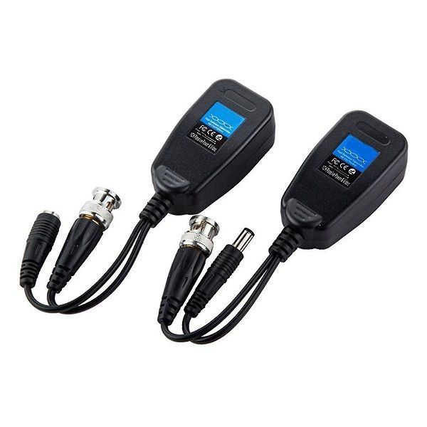 8MP HD Video Balun RJ45 to BNC Connector Male BNC Female Port