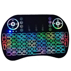 Mini Keyboard 3Color Backlit 2.4G Wireless Keyboard-Android Smart TV Box