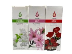 Multi-Purpose Essential Oil - Freesia , Lily &amp; Rose - Pack Of 3