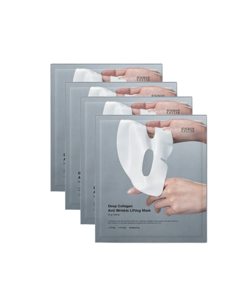 4 x SUNGBOON EDITOR Korean Deep Collagen Overnight Masks