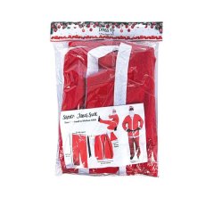 Xmas Dress Up Santa Suit 5pc Adult