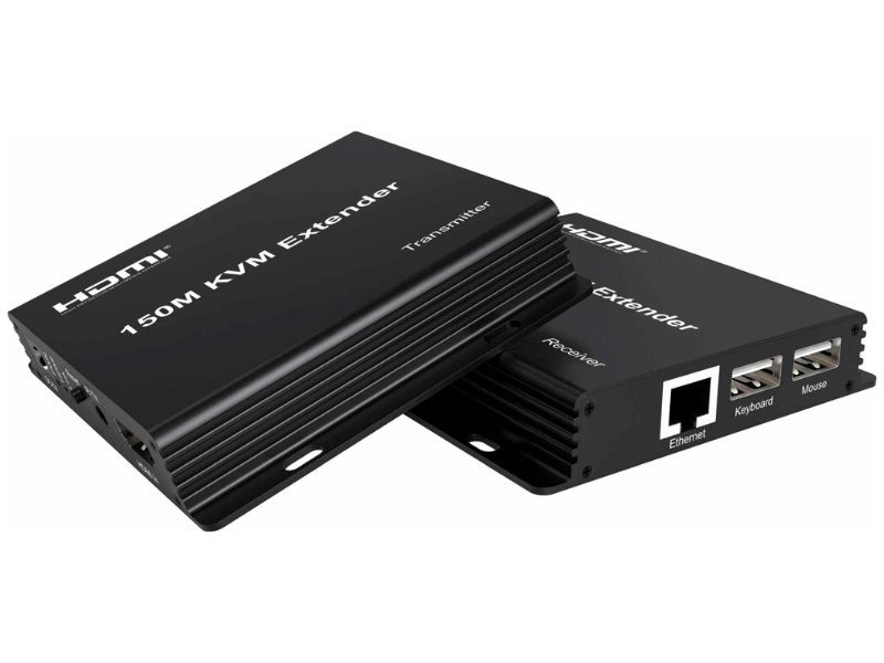 ZATECH HDMI KVM Extender - 150M over Cat5e/6, Full HD 1080p