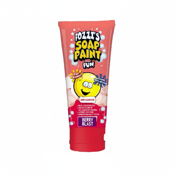 Fozzis Berry Blast Soap Paint - 100 ml for Kids' Bath Time Fun