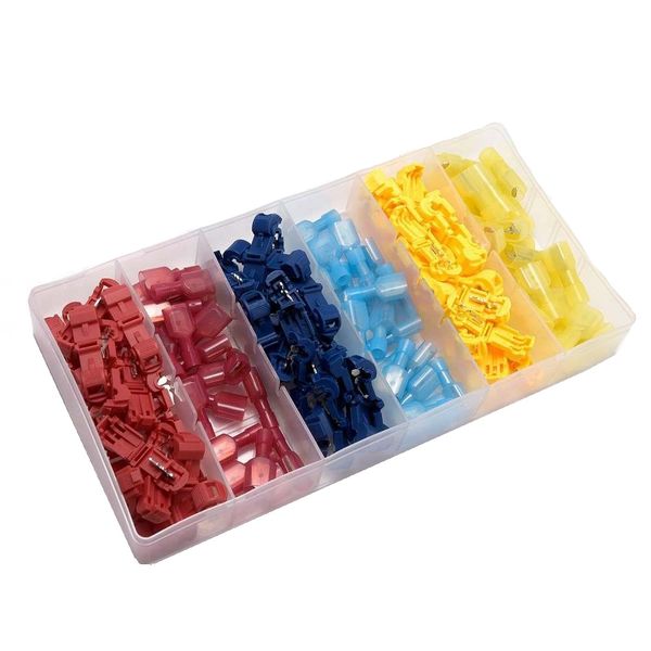 Box of 120Piece T-Tap Connectors, with Spade,Quick Splice Electrical Wire