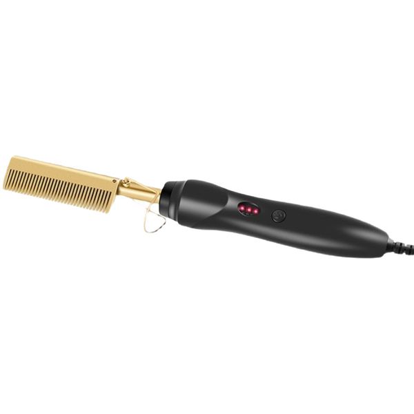 Electric Hot Comb, 450 F High Heat Hair Straightener Comb, Ceramic Pressing