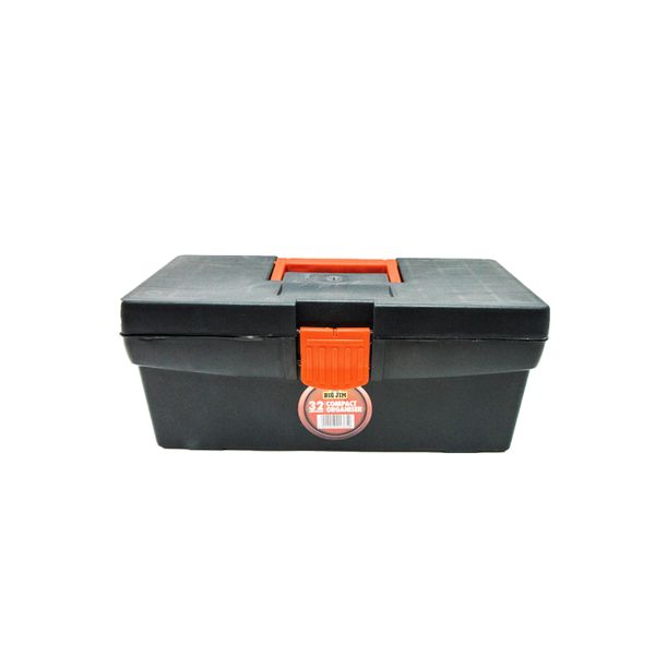 Big Jim - Tool Box - Basic Compact - Pvc - Black - 320mm - 6 Pack