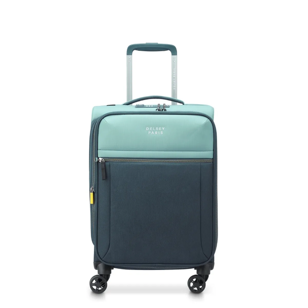 Delsey Brochant 3 55cm Cabin Trolley Case Hard Shell TSA Lock Spin Wheels