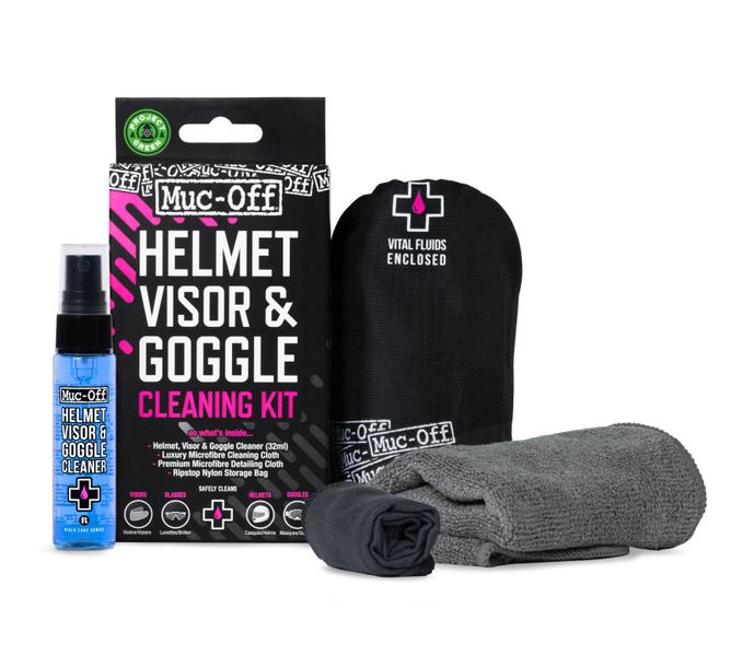 Muc-Off Helmet Visor &amp; Goggle Cleaning Kit