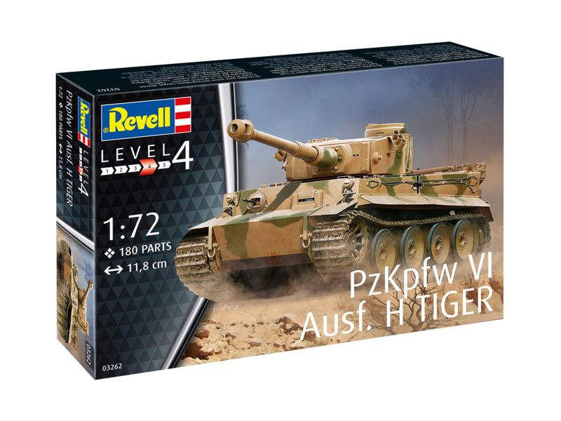 Revell 1/72 PzKpfw VI Ausf. H Tiger Tank Plastic Model Kit