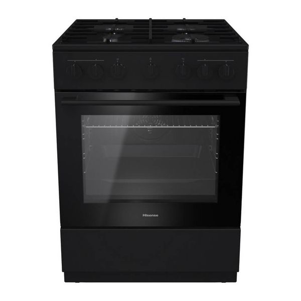 Hisense 60cm Freestanding Cooker, Gas hobs- HC63112ABZA