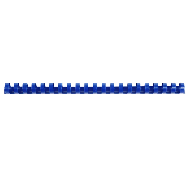 PrimeLine - 16mm Plastic Combo Binding Elements - Blue x 20