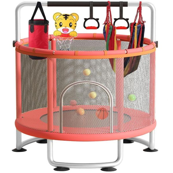 Trampoline for Kids Mini Trampoline 1.5M Kids Trampoline with Net and Swing