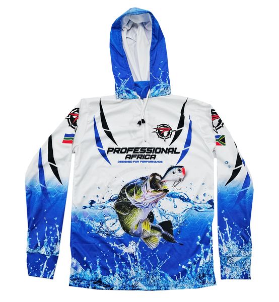 Professional Afica - Bass Attack Hoody Fishing Shirt