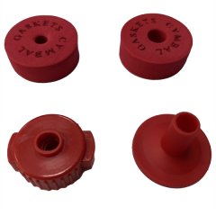 Red Cymbal Protection Cotton Felt Sponge Pad Cymbal Quick Release Cap Quick