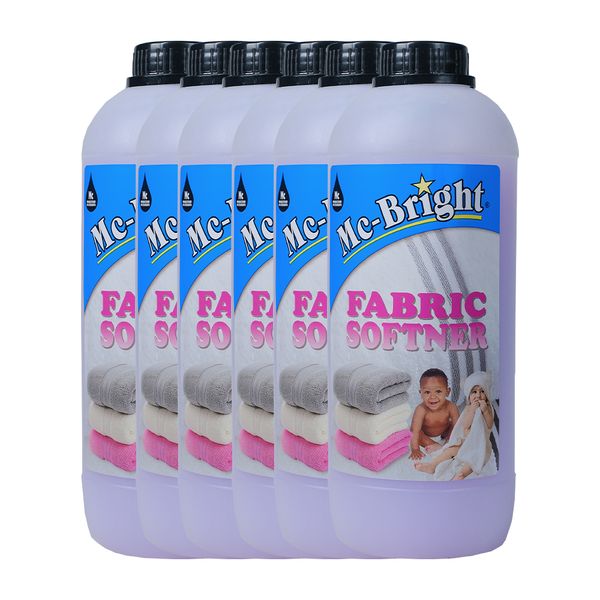 Mc Bright - Lavender Scented Fabric Softner - 6 x 1L