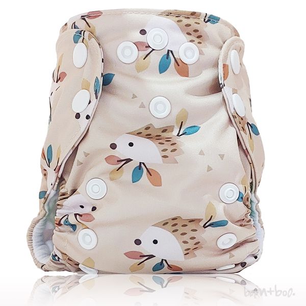 Newborn All-In-One Nappy - Hedgehog