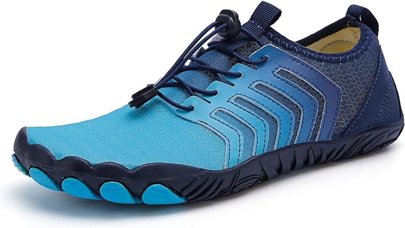 Flexible Quick Dry Water Shoes - Blue and Black