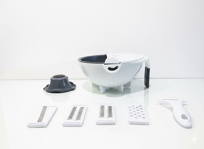 Strainer and vegetable cutter