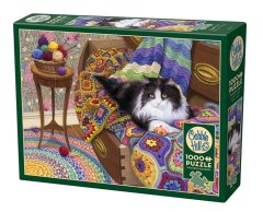 Cobble Hill Comfy Cat 1000 Piece Puzzle