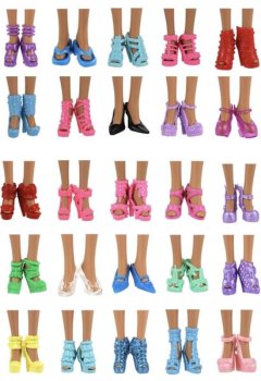 Baa'Bi Doll Shoes - 25 Pairs