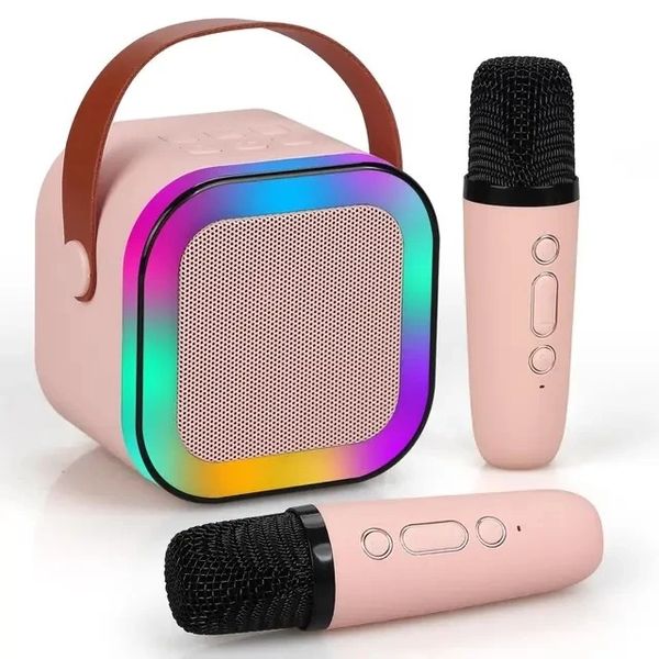 K12 Colorful Karaoke Sound System with LED Lights &amp; Bluetooth