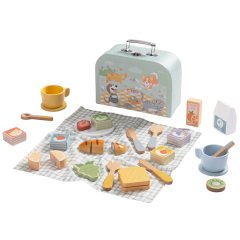 TookyToy - Picnic Basket Set and Play Food - 31 Piece
