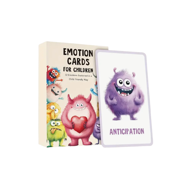 Emotional Monster Flash-card Set for Emotional Regulation