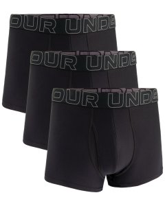 Under Armour Men's Performance Tech 3" Boxerjock - 3-Pack - Black