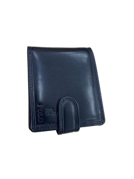 Polo Kenya Men's Leather Tab Wallet-PO 450075-Black