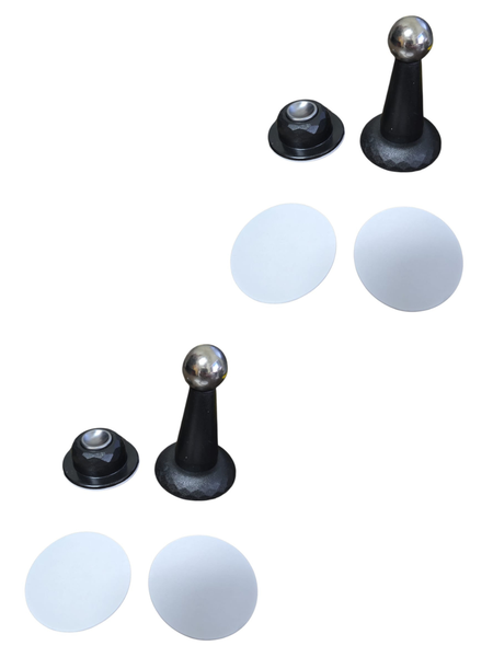 Magnetic Door Stop Holder Long (2-Pack)-Wall Mount Door Catch &amp; Protector