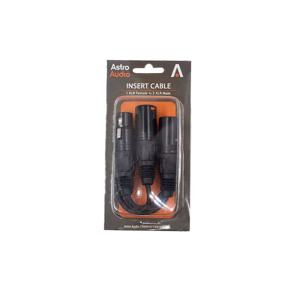 Astro Audio XLR Female To 2x XLR Male
