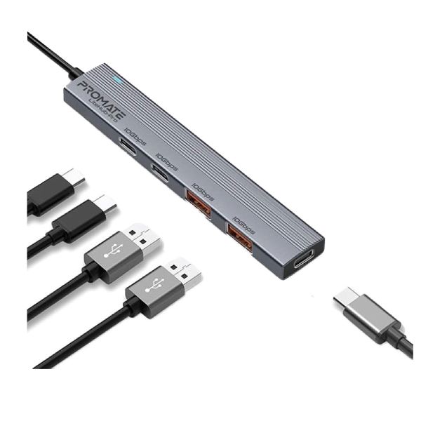 Promate LiteHub-Pro Multi-Port 10Gbps USB-C Data Hub