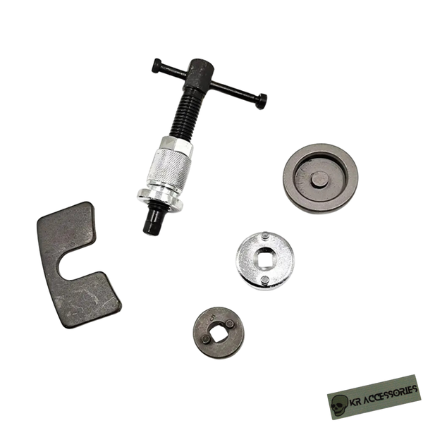 Motorcycle Brake Caliper Piston Rewind Tool Kit (5-Piece)