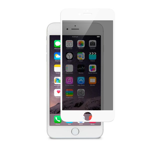 CellTime Tempered Glass Privacy Screen Guard for iPhone 6 / 6s - White