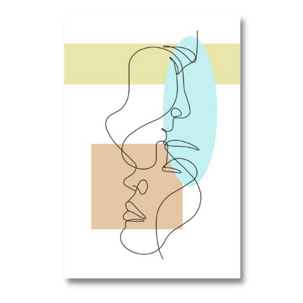 Canvas - Figures - Line Drawing I - 600mmx900mm