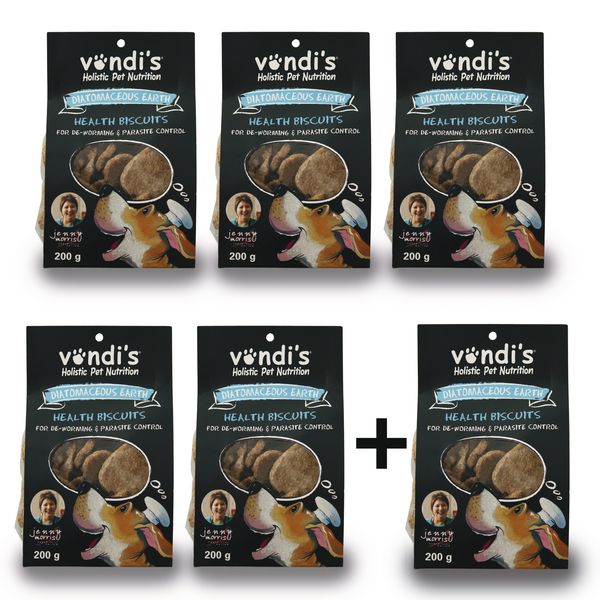 Jenny Morris Diatomaceous Biscuits - 6 x 200g