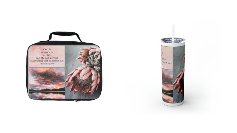 Protea Bible Bag &amp; Tumbler Combo