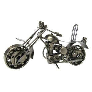 Vintage Metal Motorcycle Home Decor Ornament