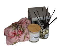 Candle, Scarf &amp; Diffuser Gift Set