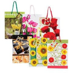 Bulk Pack x 20 Assorted Large Everyday Gift Bag 32x25cm - Animals