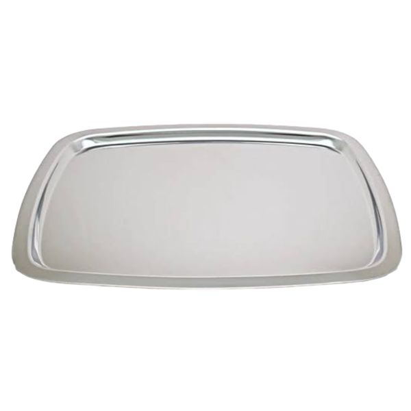 Tray - Classic Rectangular Stainless Steel - 45 x 35cm