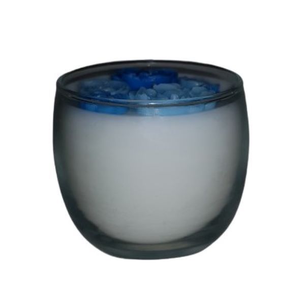 Rose Detail Bubble Shaped Candle