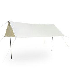 PortableCamp 2-Pole Outdoor Camping Sunshade Tent with Tote Bag