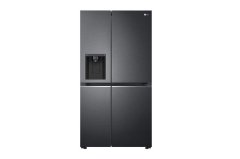 LG Matte Black 611L Side by Side water &amp; ice dispenser Fridge GC-L257SQSL