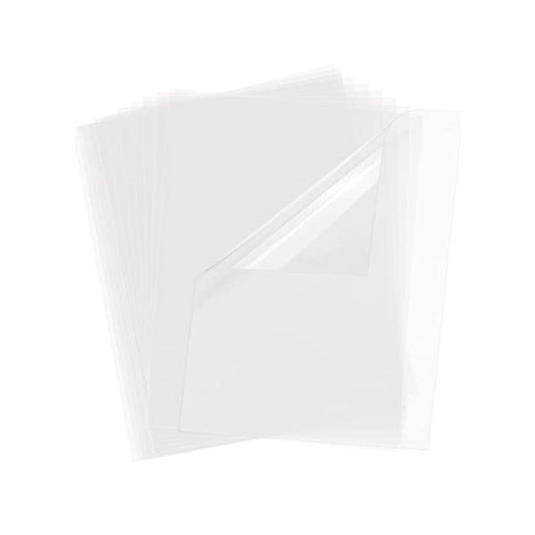 10 Sheets Printable Vinyl Sticker Paper A4 Adhesive - Transparent