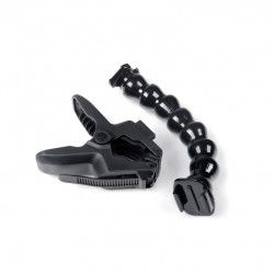 Rayne Clamp Mount With Goose Neck For Action Cameras - Black